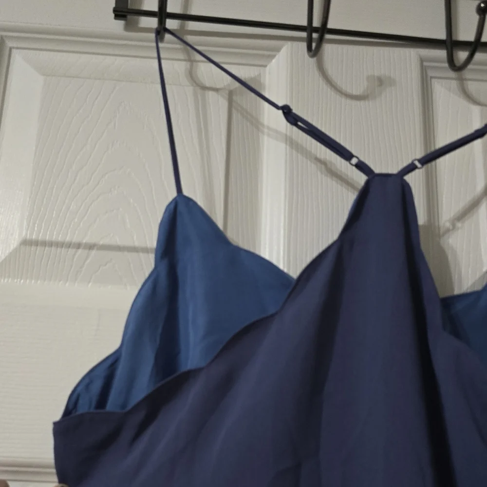 TWO J. Crew Scalloped Edge Racerback Tank Tops/Camis, Dressy & Feminine, NEW! - Picture 7 of 14